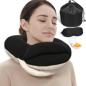BUYUE Travel Neck Pillow - Black