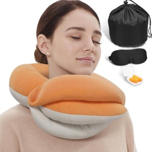 BUYUE Travel Neck Pillow - Orange